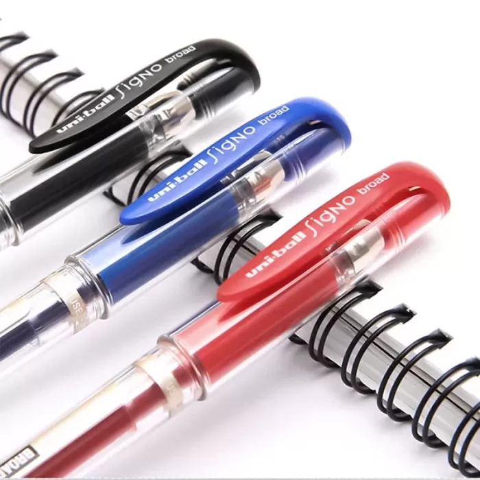 Uni-ball Roller Kalem Signo Broad Jel Bilye Uç İmza Kalemi 1.0 Mm Kırmızı Um-153