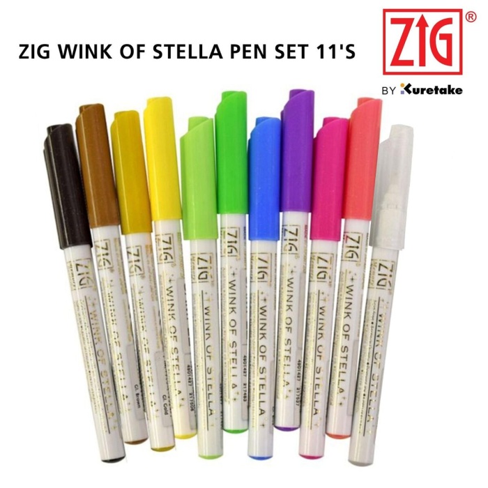 Zig Wink Od Stella Simli Kalem - Sarı