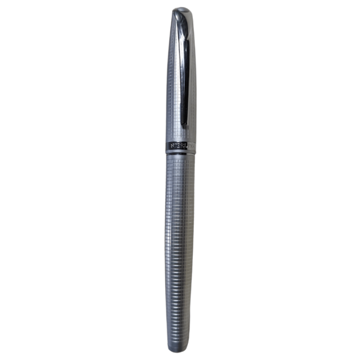 Steelpen Truva 0165 | Desenli Krom Dolma Kalem Kutulu