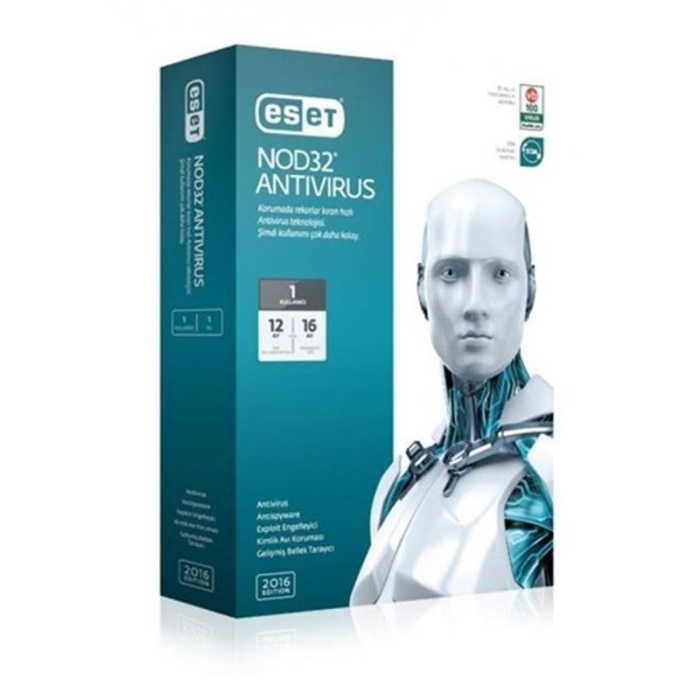 Eset Nod 32 Antıvırus 1 Kullanıcı V9 - 1 Yıl Kutu