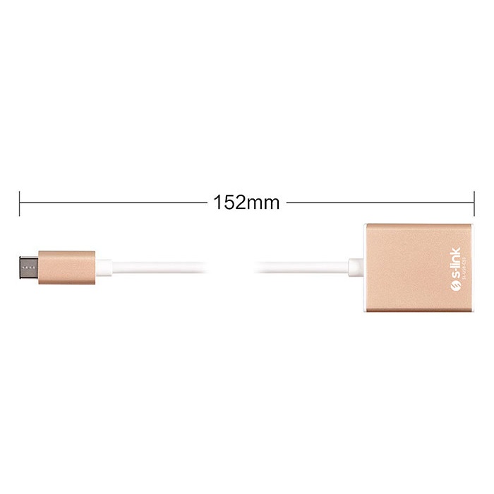 S-link Sl-usb-c53 Type-c To Vga Kablo