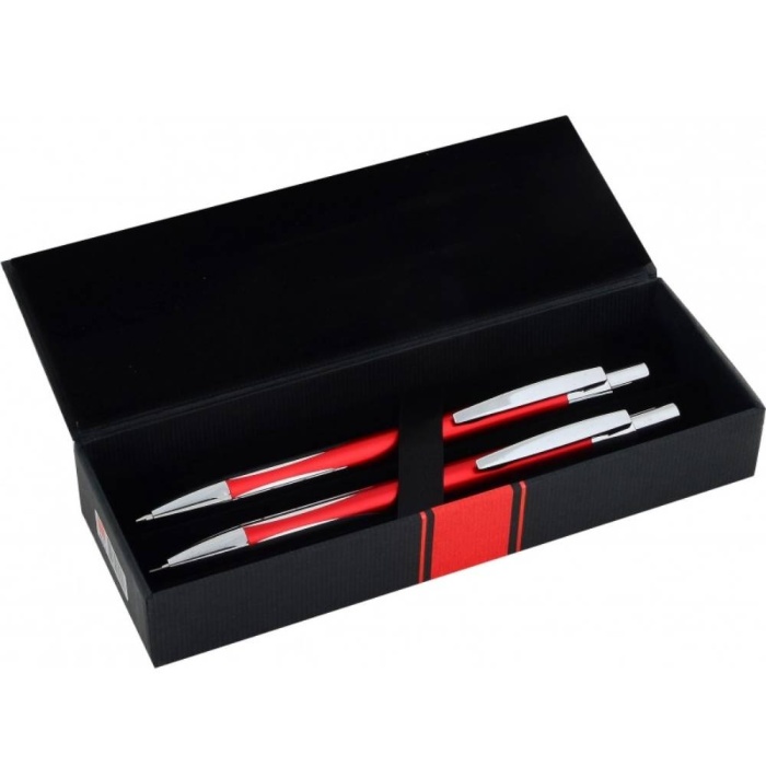 Steelpen Tükenmez Ve Versatil Kalem Seti Kırmızı Özel Kutusunda