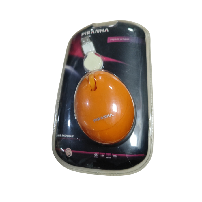 Piranha Reptile O Type Usb Mause Turuncu