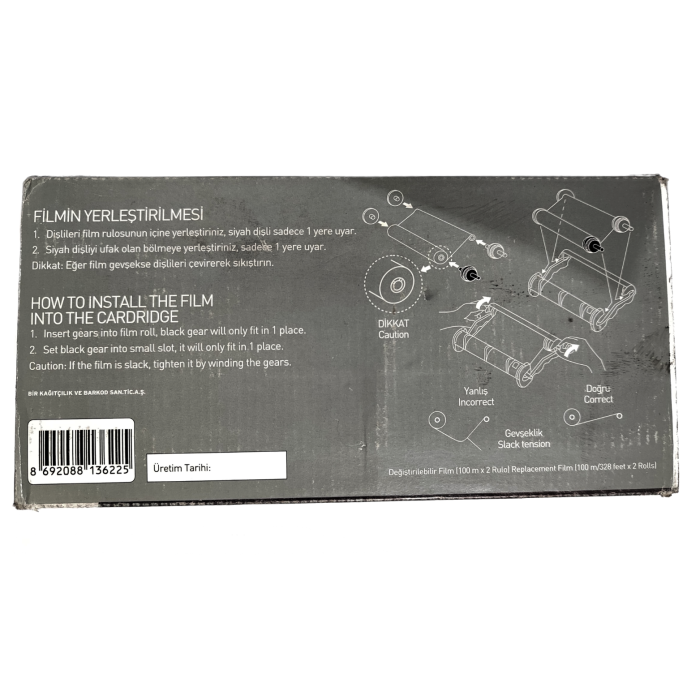 Tekofaks Karbon Film Panasonic Kx-fa136a 2 Rulo