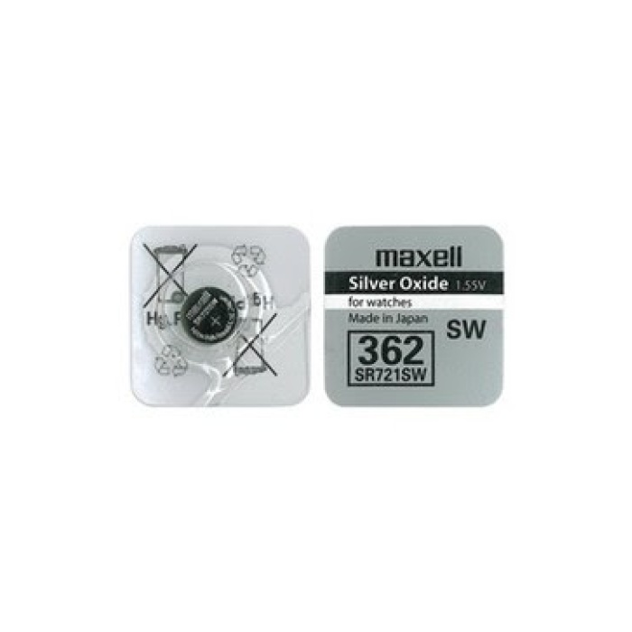 Maxell Sr-721 Sw / 362 Pil 1.55v Silver Oxide