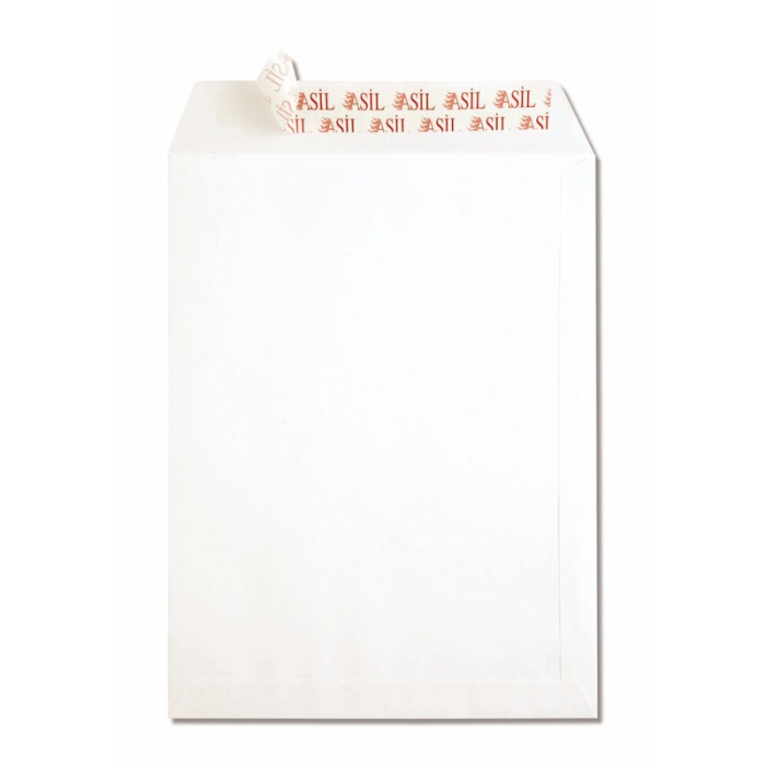 Asil Doğan Torba Zarf Extra Silikonlu 17x25 110 Gr Beyaz