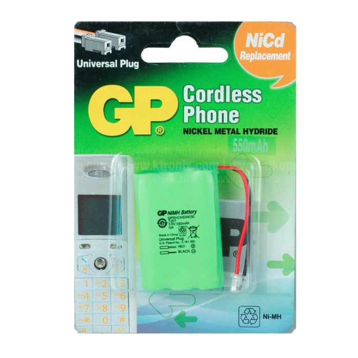 Gp T207 3.6v 550 Mah 3lü Telsiz Telefon Pili
