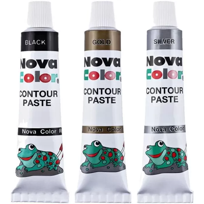 Nova Color Kontür Paste Altın Yaldız Renk Nc 184