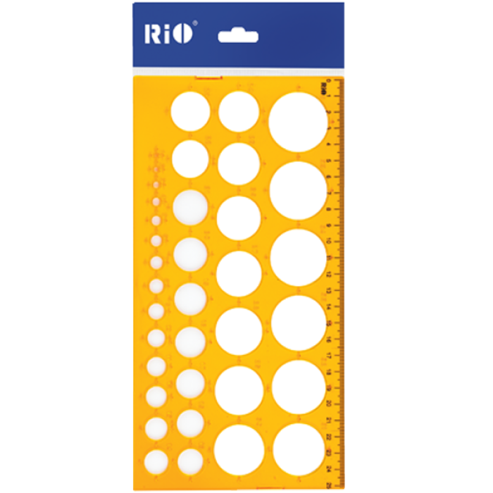 Rio Daire Şablonu 1-36 Mm 801