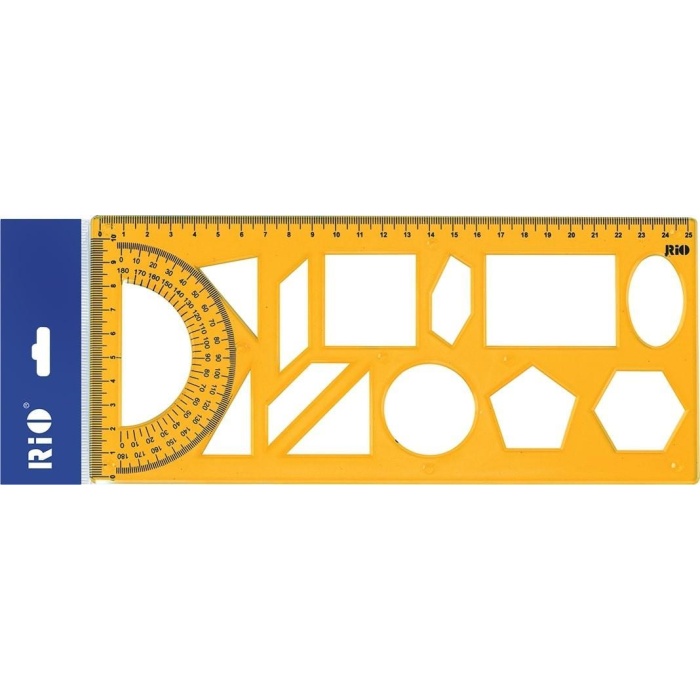 Rio Geometrik Şablon Cetvelli 803