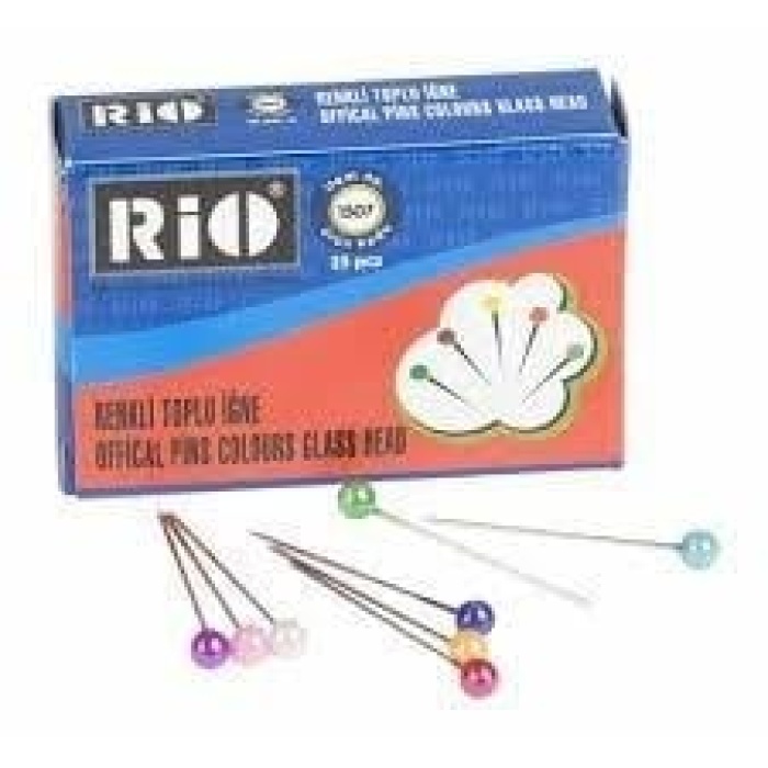 Rio 1507 | Renkli Başlı Toplu İğne