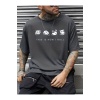 Unisex Panda Baskılı Tshirt