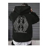 Unisex Angel Yazılı Melek Kanadı Baskılı Sweatshirt