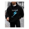 Unisex Thunder Yazılı Sweatshirt