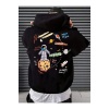 Unisex The Galaxy Yazılı Sweatshirt