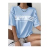 Unisex Happines Yazılı Tshirt