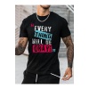 Unisex Every Thing Yazılı Tshirt