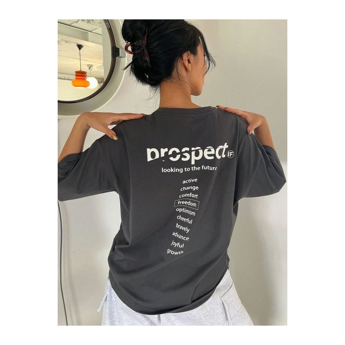 Unisex Prospect Yazılı Tshirt