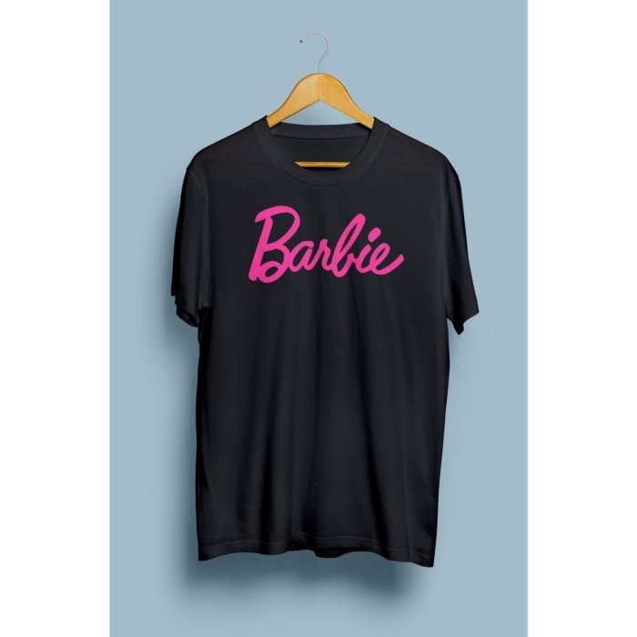 Unisex Barbie Tasarım Baskılı Tişört