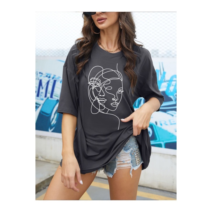 Unisex Girl Baskılı Tshirt