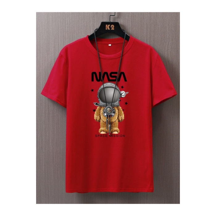 Unisex Nasa Yazılı Tshirt