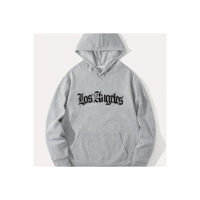 Unisex Los Angeles Yazılı Sweatshirt