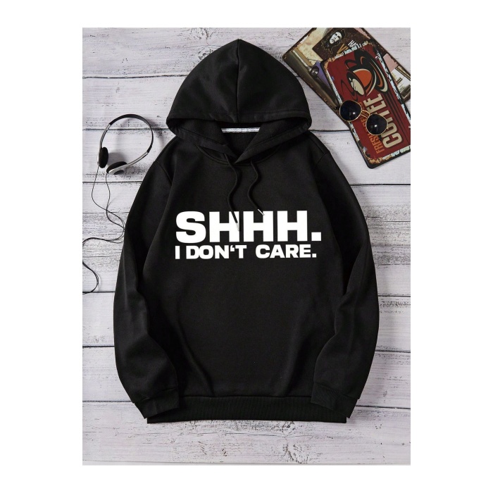 Unisex SHHH Yazılı Sweatshirt