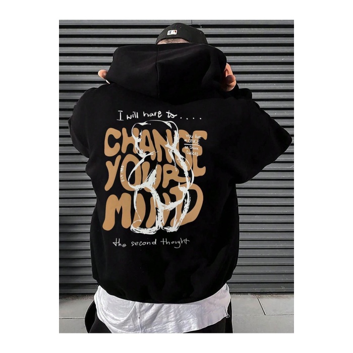 Unisex Change Your Mud Yazılı Sweatshirrt