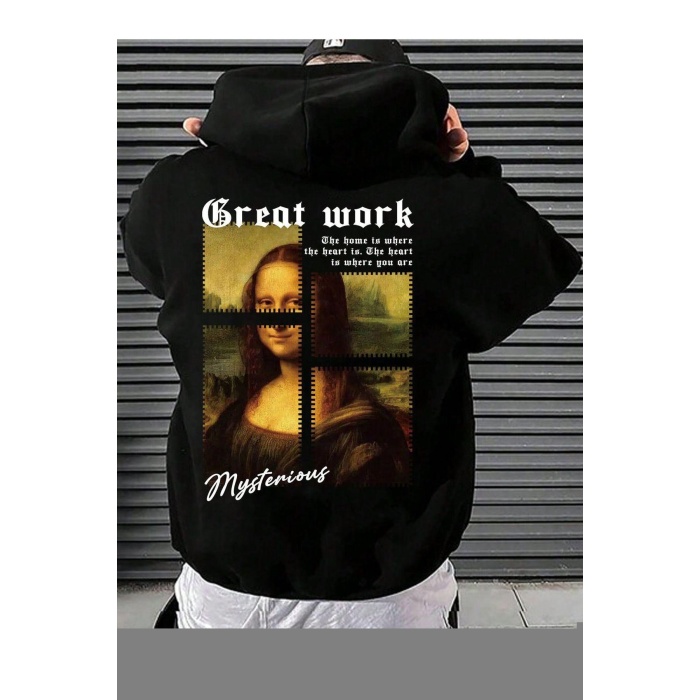 Unısex Breat Work Yazılı Sweatshirt