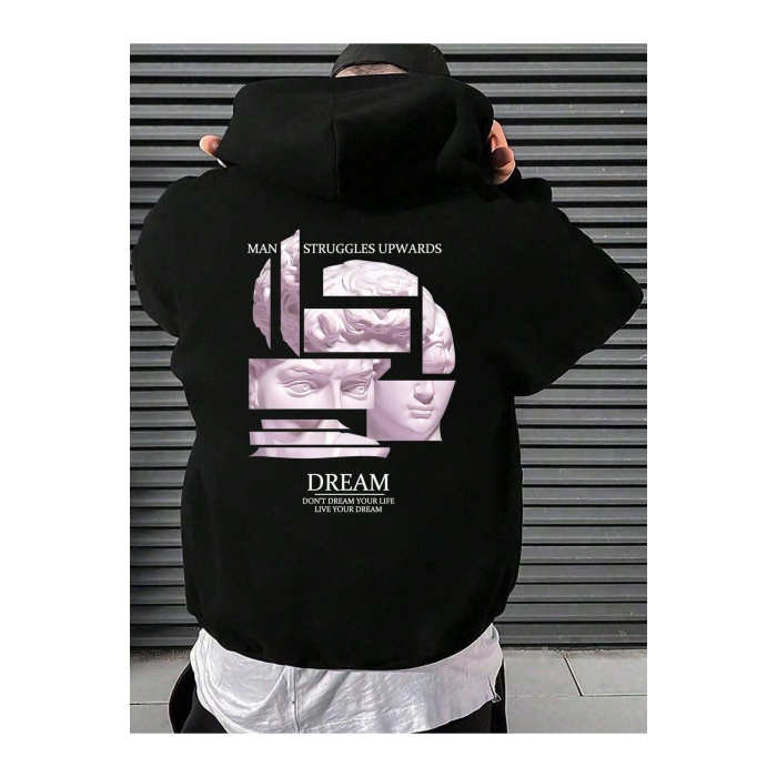 Unısex Live Your Dream Yazılı Sweatshirt