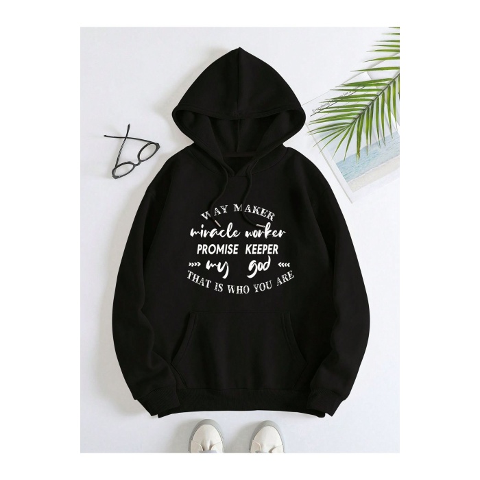 Unisex Promise Keeper Yazılı Sweatshirt