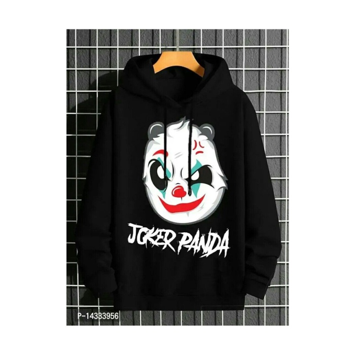 Unisex Joker Panda Yazılı Sweatshirt