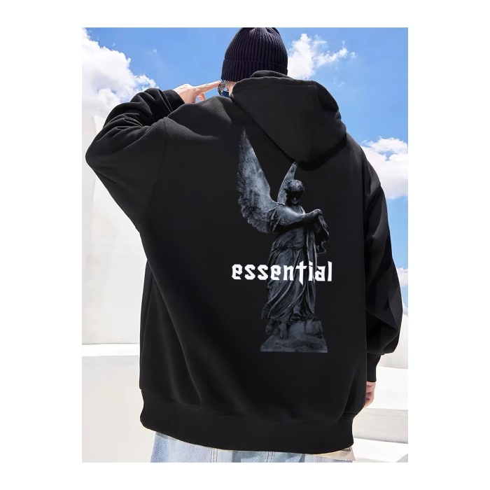 Unisex Essential Yazılı Sweatshirt