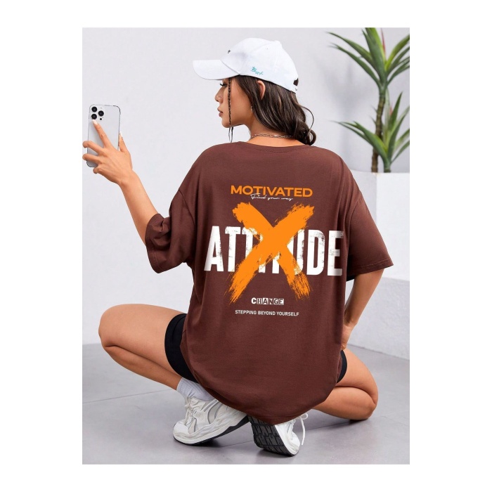 Unisex Motivated Yazılı Tshirt