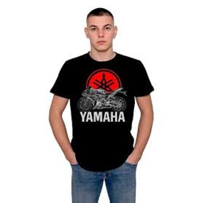 Yamaha Motor Baskılı T-Shirt