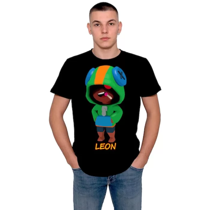 Brawl Stars Leon Baskılı T-Shirt