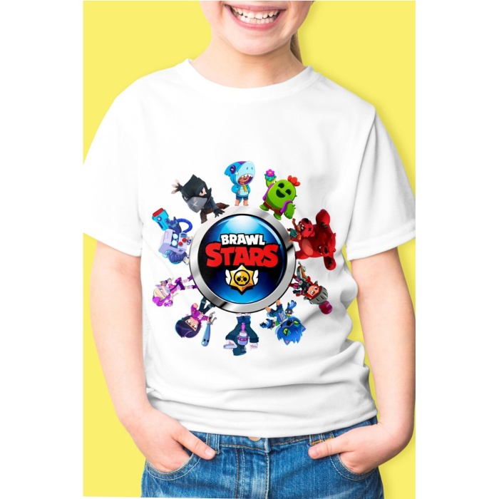 Brawl Stars Baskılı T-Shirt