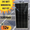 Suneco 245 W Half Cut Watt Monokristal Solar Güneş Paneli A Sınıf 12 Volt