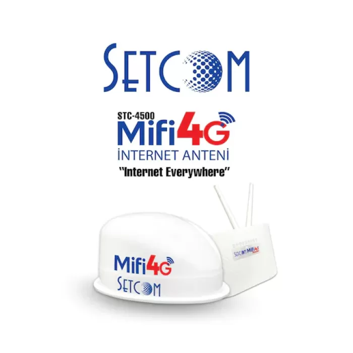 SETCOM 4G Mifi Mobil Sinyal Güçlendirici İnternet Anteni