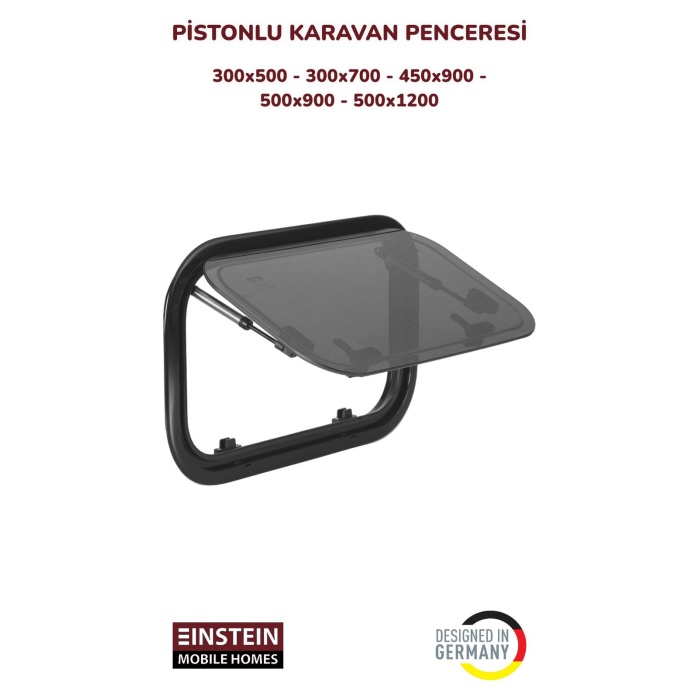 EİNSTEİN 30 X 70 KARAVAN PENCERESİ PLEKSİ ÇİFT KATLI İÇE BOMBELİ