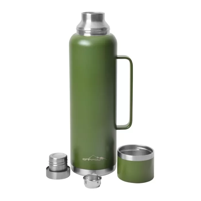 NURGAZ CAMPOUT ÇİFT KATMANLI TERMOS 1500 ML YEŞİL