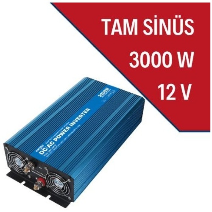 Carspa 3000W 12V Tam Sinus İnverter