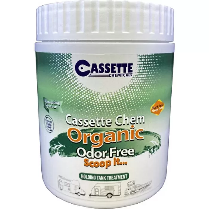 CASSETTE CHEMICALS Karavan Tekne Maceratörlü Tuvalet Kimyasalı Organic 16 Doz 150 Litre Gri Su, Siyah Su Temizleyici