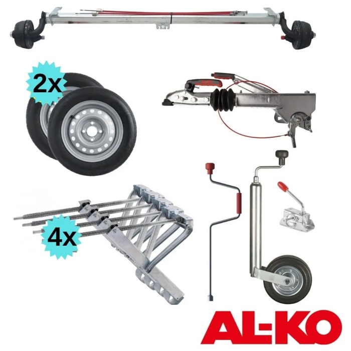 AL-KO 1000 KG FRENLİ DİNGİL SETİ ALKO