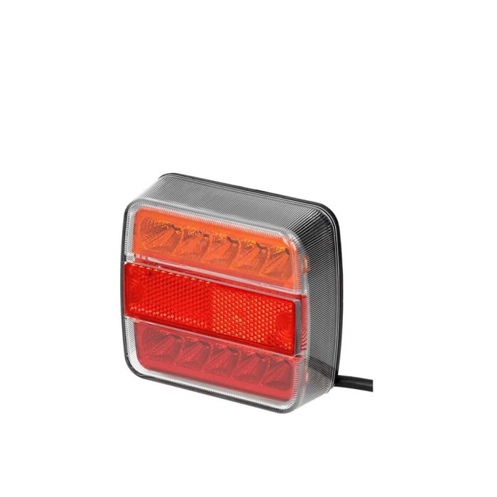 Mıknatıslı Led Römork Stop Lambası Seti 7 Pin Soketli 12v