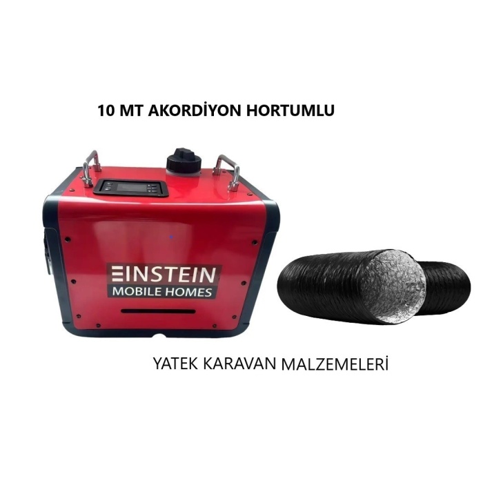 EINSTEIN ÇANTA TİPİ 12/24/220V HEATER (DİZEL ISITICI) 10 MT AKORDİON HORTUMLU