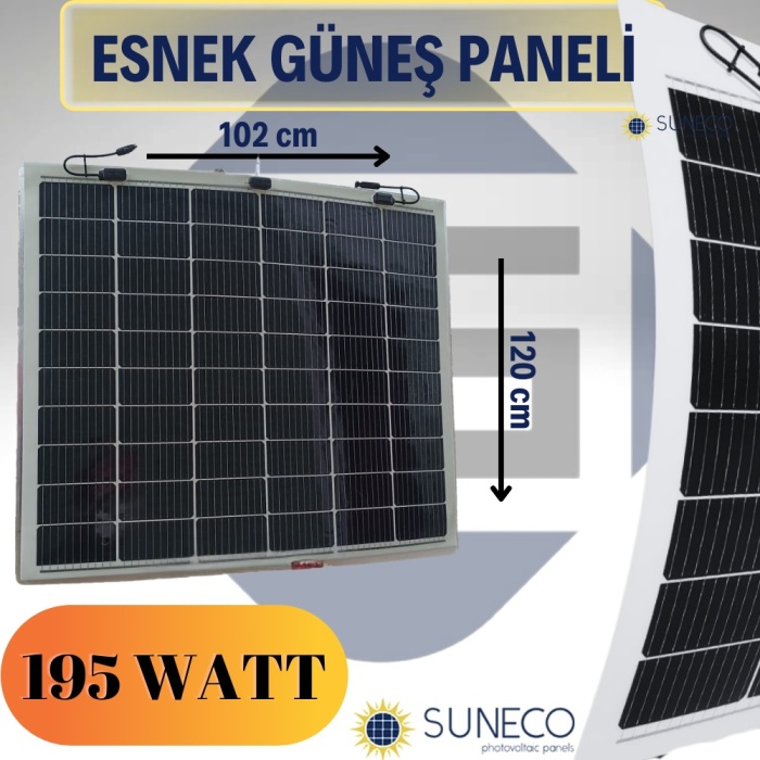 Suneco  Esnek Güneş Paneli 195 W