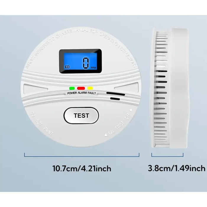 KARBON MONOKSİT VE DUMAN DEDEKTÖRÜ 2 Sİ BİR ARADA PİLLİ