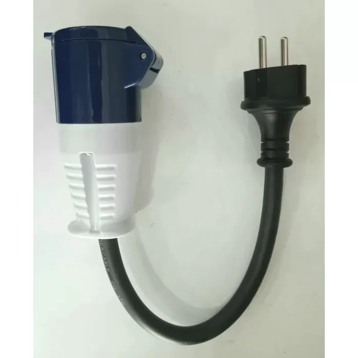 Karavan Dış Elektrik adaptör kablosu 35 cm (16 Amper)