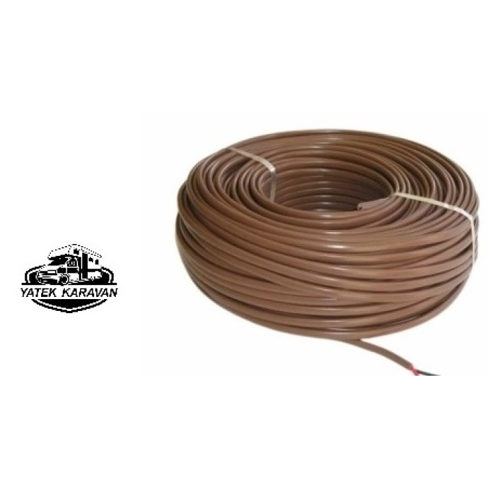 2 x 0.75 Yassı MYY Kalaylı Marine Kablo Kahverengi